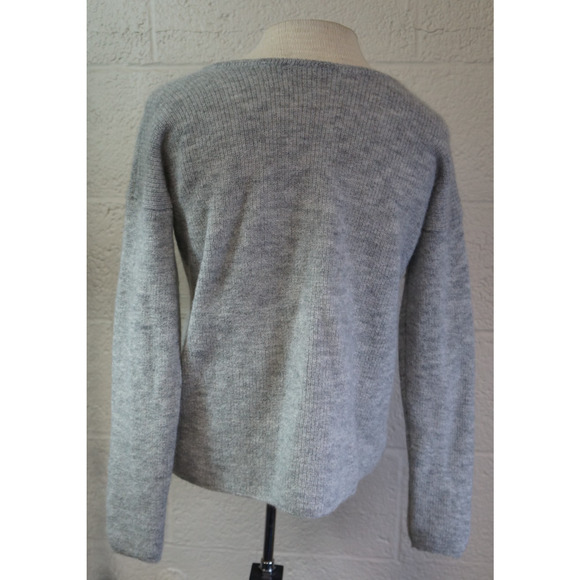 Sezane Gaspard Cardigan Gray Mohair Alpaca Blend Sweater Size XS - Picture 6 of 8